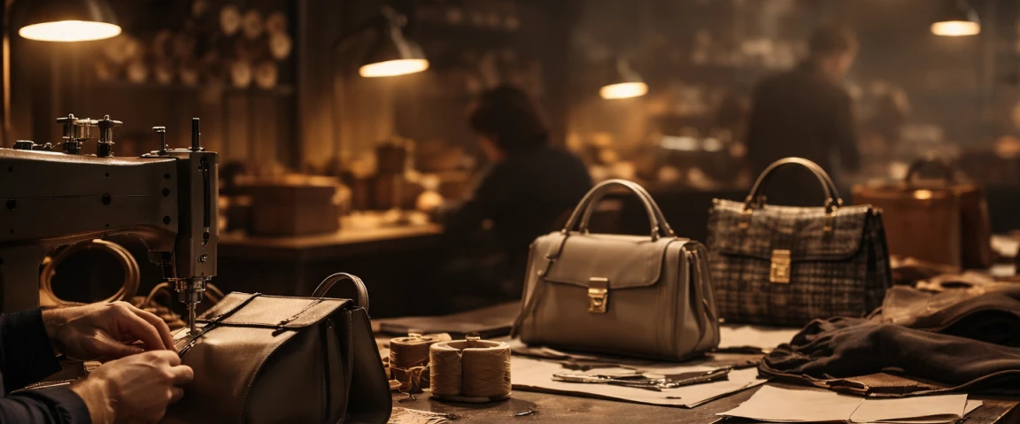 Handbag factory production line